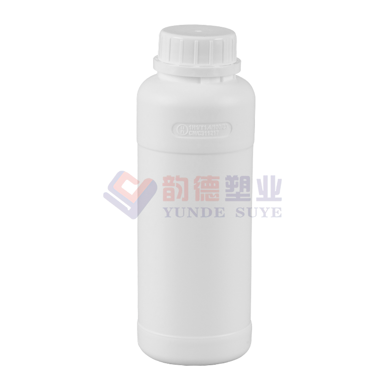 Paksutettu muovinen farmaseuttinen fluori, pyöreä pullo 500 ml-01